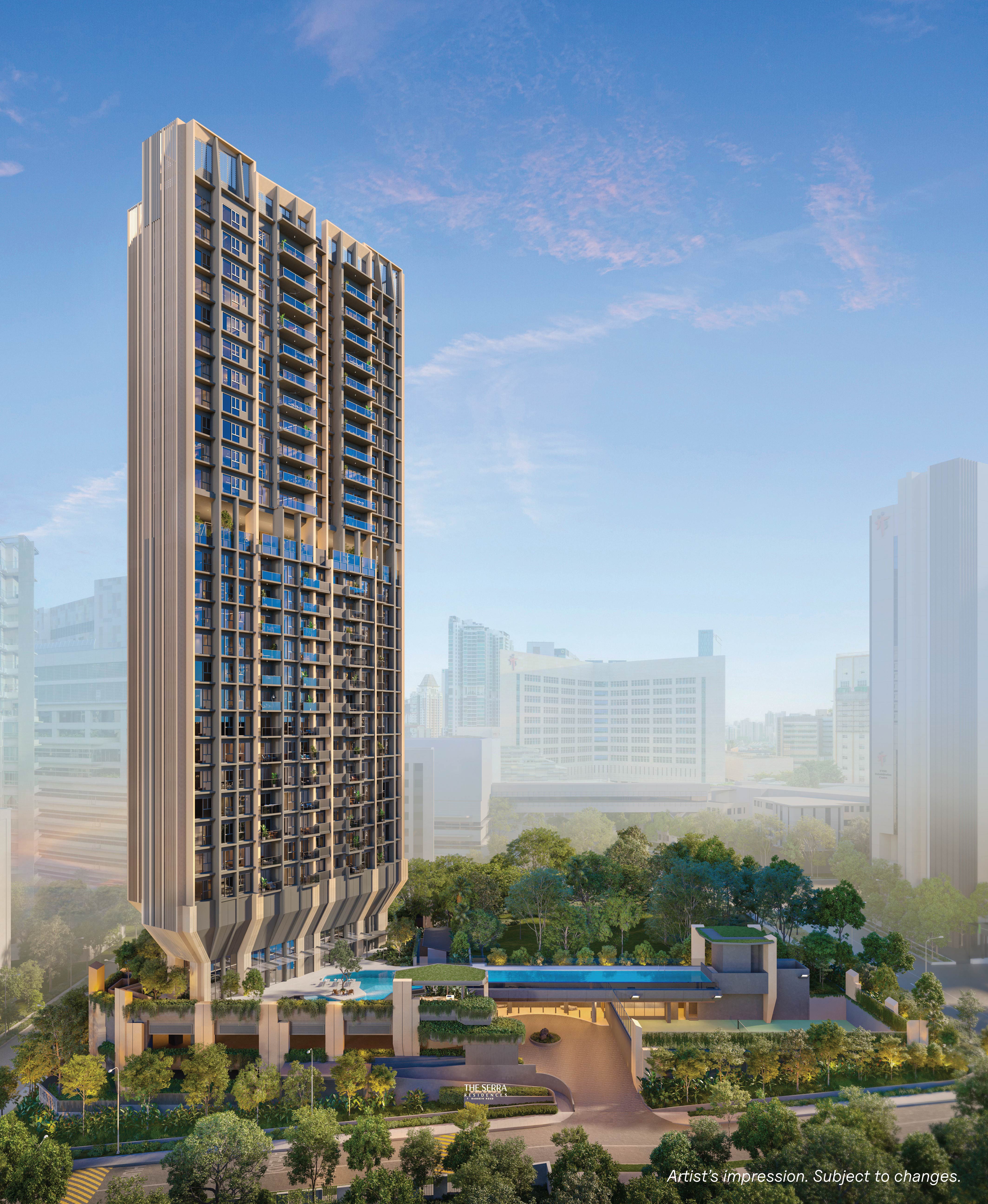 Artist's impression of The Serra Residences