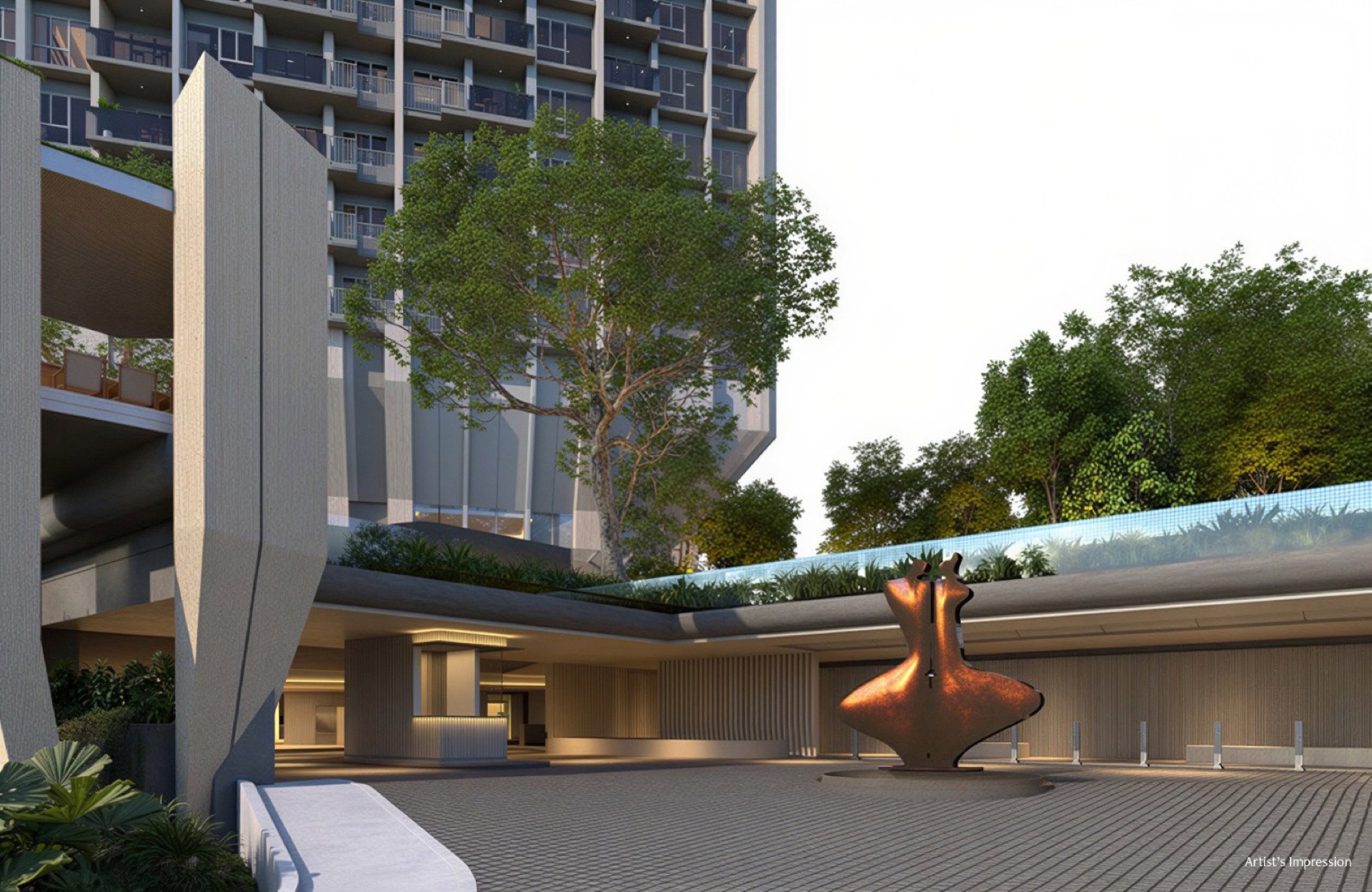 Artist’s impression of the arrival experience